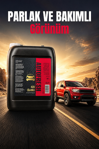 Autofresh Hızlı Cila Seramik Etkili Oto Parlatıcı Koruyucu Carnuaba Wax 5 Kg