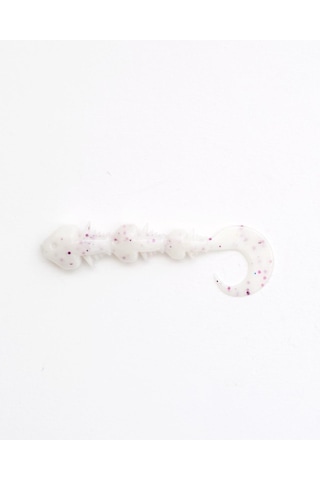 Fubelo Fubelorm 6 Cm Kokulu Silikon Balık 8 Pcs Pearl White Glow