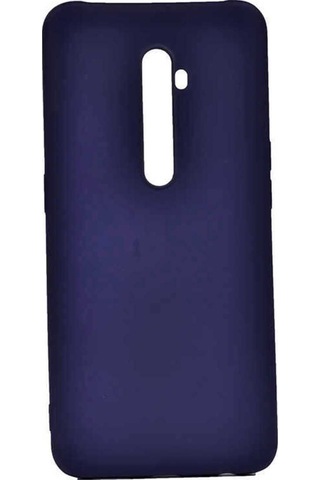 Oppo Reno 2 Kılıf Zore Premier Silikon Kapak Lacivert