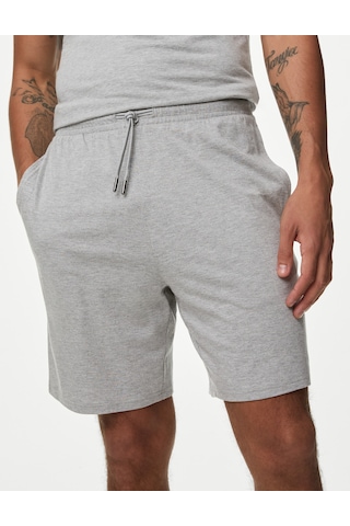 Marks & Spencer Regular Fit Supima Pijama Altı T07001231A Gri