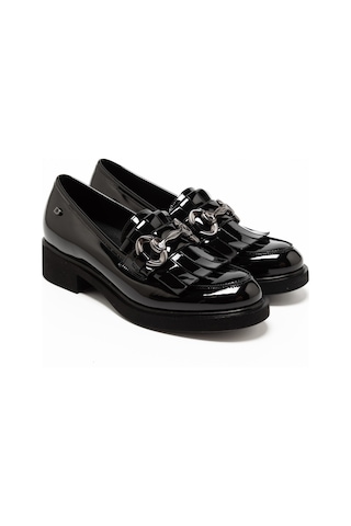 Nero Black Oxford Klasik Kadın 844859ds Donna Serena 4859 Lız Fıl Ner Acc Ner X Jf Siyah