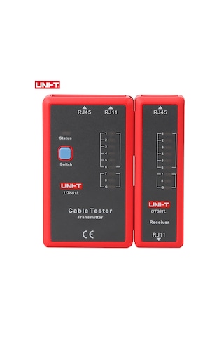 Unı-t Ut681l Rj45 Rj11 Kablo Lan Test Cihazı Ağ Kablosu Telefon Hattı Çift Kullanımlı Test Cihazı Led Durum Göstergesi Nc/hdmı Onarım Aracı