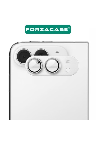 Forzacase İphone Duo İle Uyumlu Tam Kaplayan Çerçeveli Kamera Lens Koruyucu - Fc1265 Siyah