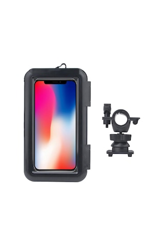 Bisiklet Gidon Dağı 6.8 Inç Telefon Tutucu Su Geçirmez Kılıf Çanta Destek Standı Çok Renkli