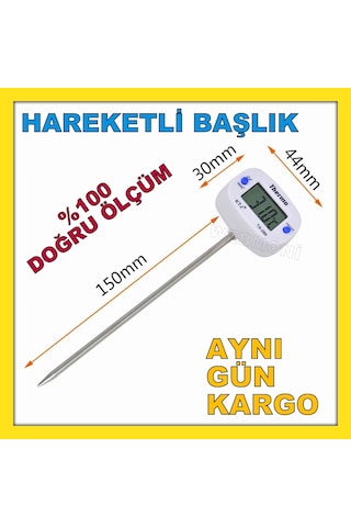 Ta-288 Çubuk Termometre Sıvı Gıda Yiyecek İçecek Sıcaklık Ölçer N11.5
