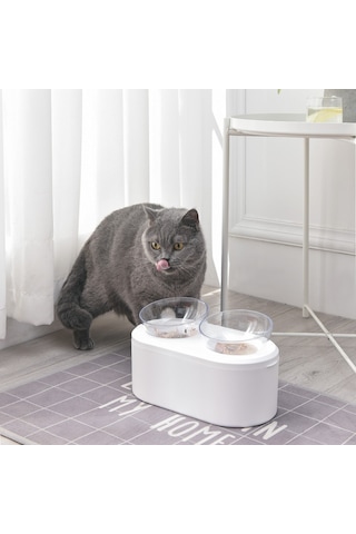 Mikopet Gizli Bölmeli Kedi Mama Kabı Çok Renkli
