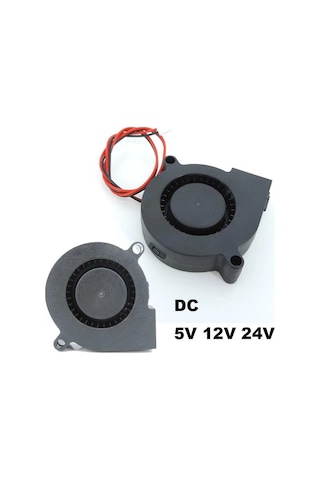 50mm Soğutma Fanı Dc 5v 12v 24v 5015 Radyal Turbo Üfleyici 50x15mm 3d Yazıcı Aksesuarları İçin 50mm Fırçasız 5cm Soğutucu Fan 5015 24v 1pcs