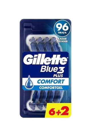 Gillette Blue3 Comfort Kullan At Erkek Tıraş Bıçağı 8 Adet