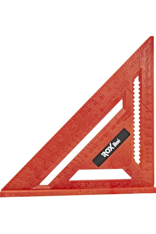 Rox Wood 0022 Abs Plastik Üçgen Marangoz Gönye 175 Mm