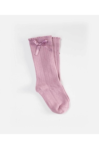 Cigit Çocuk Diz Altı Kız Çorap 2-9 Yaş Gül Kurusu Gül Kurusu
