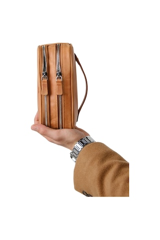 Mft Leather Hakiki Deri Unisex El Çantası Naina 1134 Tiguan Camel