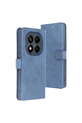 Xiaomi Redmi Note 15 4g Trend S Plus Kapaklı Kılıf - Lacivert Xiaomi Redmi Note 15 4g Trend S Plus Kapaklı Kılıf - Lacivert