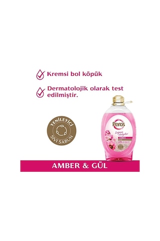 Peros Amber & Gül Sıvı Sabun 3 L