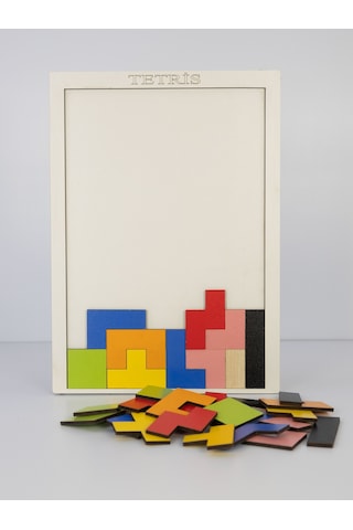 CapellaWoodWorks Ahşap Blok Oyunu Puzzle Zeka Bulmaca