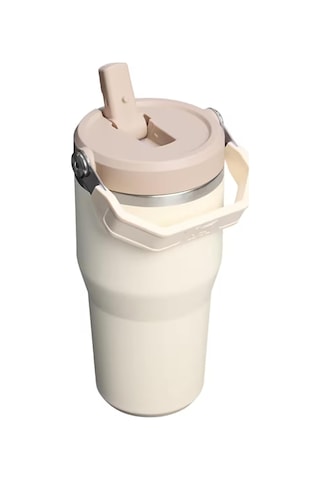 Stanley The Iceflow Flip Straw 2.0 Tumbler 0.59l / 20oz Cream Termos As10134250119 Krem Çok Renkli