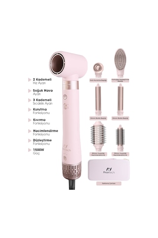 Pirantech Ks-611 Airbreeze 6 Başlıklı Saç Şekillendirme Ve Kurutma Seti