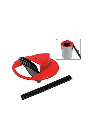 Createtech Homyl Plastik Fare Kapanı Kova Kapağı Sıçan Tuzağı Kırmızı Renk