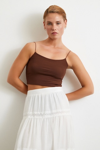 Lastik Askılı Top Kahve Kahve