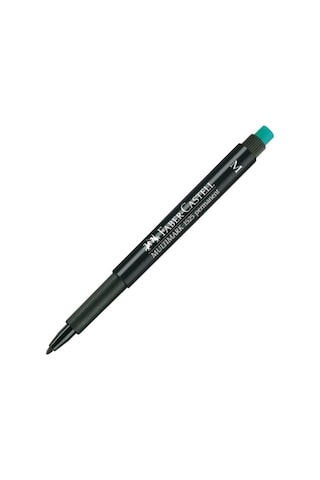 Faber-Castell 1525 Permanent Asetat Kalem M Siyah 10'Lu Siyah