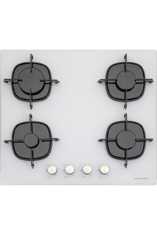 Silverline BO6502W02 - CS5436W01 - 3420 Classy 60 CM Beyaz Cam Ankastre Set