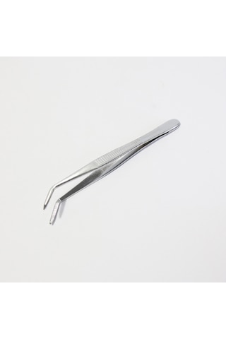 Penset 13 CM Eğri Uçlu Nikel Kaplama