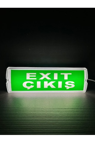 Sg227-e6 Ledli Acil Aydınlatma Armatürü Exit Çıkış Cb967