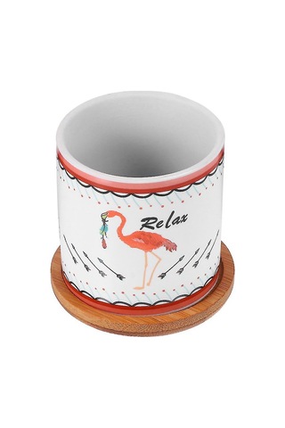 1 Adet Silindirik Saksı