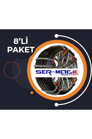 Sermatik 8'li Pratik Kar Zinciri Serme Mahmuzlu Zincir