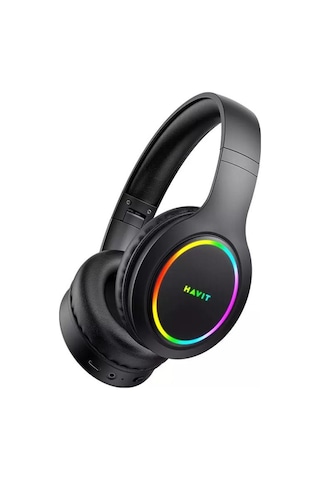Havit H633BT Bluetooth RGB Kulak Üstü Kulaklık Siyah