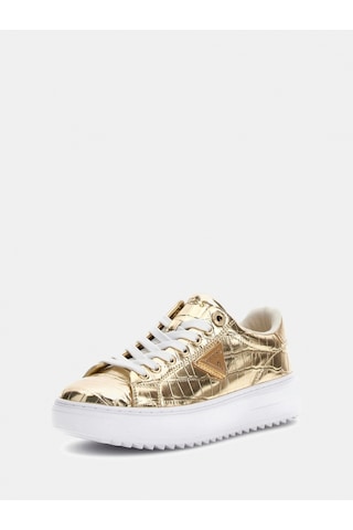Guess Denesa Kadın Sarı Sneaker Flfd15pel12-platı Sarı