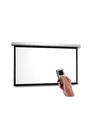 Oem 200X200 Motorlu Kumandalı Projeksiyon Perdesi