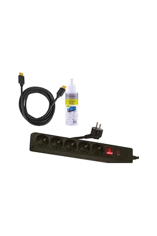 Goldmaster Sp-411 5 Li A.k.priz + Vivanco 42900 Hdmı Kablo 1.5m +
