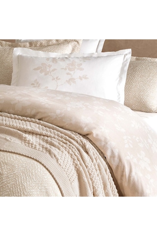 Yataş Bedding Etta Çift Kişilik Fall Winter Çeyiz Seti 8 Prç Bej (516046824) Bej