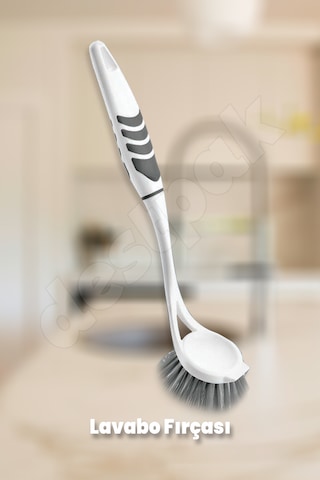 Banyo Lavabo ve Bulaşık Fırça Seti 3'lü
