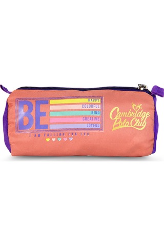Cambridge Polo Club Be Happy Tek Bölmeli Unisex Kalemlik Fuşya