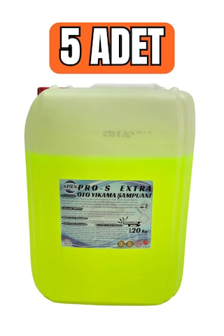 Profesyonel Fırçasız Oto Yıkama Şampuanı 20 Kg X 5 Ekonomik Set