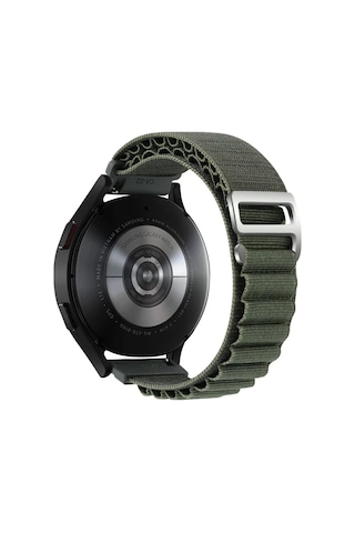 Vaveni Watch 20mm Uyumlu Kr410 Kumaş Kordon - Yeşil Arz