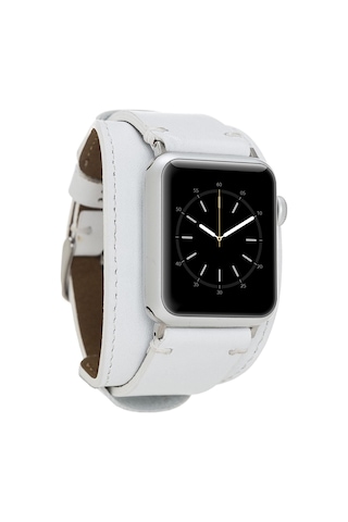 Plm Apple Uyumlu Watch Deri Kordon 38-40-41mm Cuff Pulsar F3