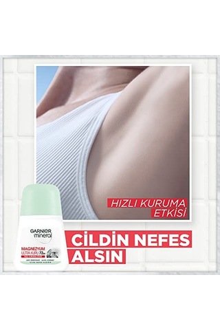 Garnier 3'lü Mineral Magnezyum Ultra Kuru Roll-on Deodorant Seti