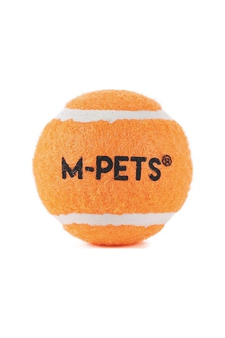 M-pets Hop Tenis Topu Köpek Oyuncağı Turuncu 3lü 6,4 Cm 244-50054.02