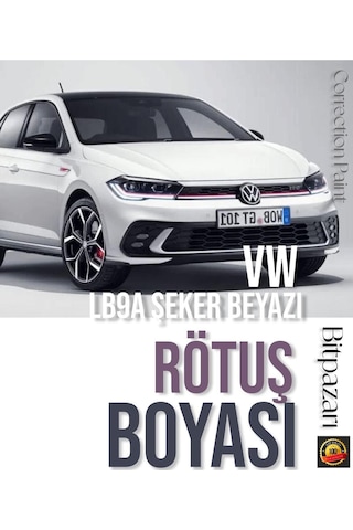 Vw Polo, Golf - Lb9a - Şeker Beyazı - Profesyonel Rötüş Boyası