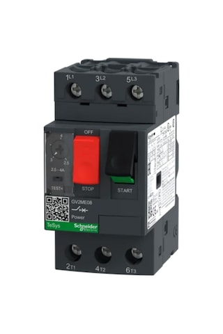 Schneider Electric Tesys Deca Gv2Me08 Motor Koruma Şalteri (2,5A-4A)