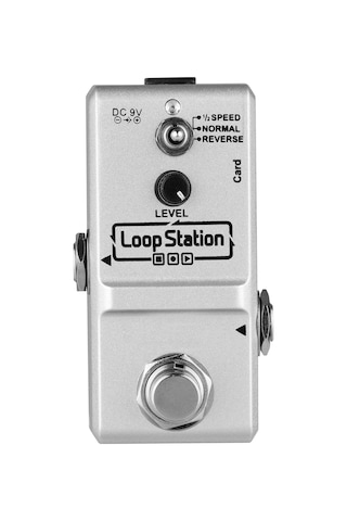 Ammoon Loop Station Mini Gitar Looper Efekt Pedalı Gümüş