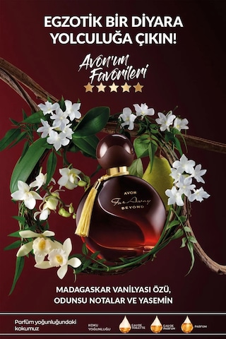 Avon Far Away Beyond Kadın Parfüm Edp 50 Ml. Eski Şişe Fresh