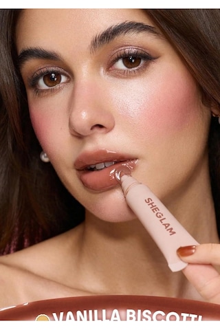 Sheglam Crystal Glaze Dudak Parlatıcısı,dolgun Ve Parlak Etki Dudak Parlatıcıları Vanilla Biscotti