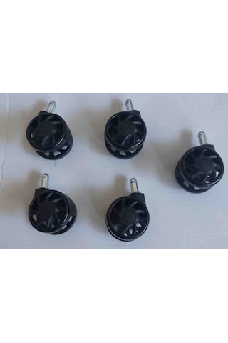 Tura Ofis Kromajlı Metal Ayak+çap 60 Mm Teker+amortisör+tek Kol M