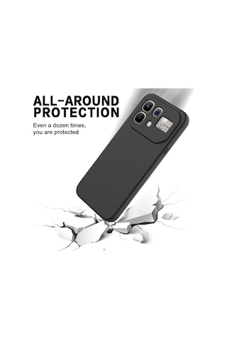 Infinix Note 60 Pro Uyumlu Silikon Kılıf - Pastel Renk Tonu Kamera Korumalı Esnek Kapak - Gri