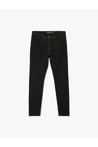 Koton Normal Bel Cepli Skinny Fit Jean Pantolon - Michael Jean Siyah 6sam40073nd Siyah