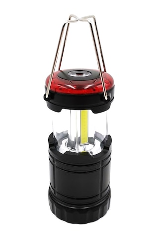 Youtek Led Kamp Mini Feneri, 180lm Isınma Beyazı, 220v Giriş, Ip64 Su Geçirmez, Abs Malzeme, Hediyelik Kutulu Siyah