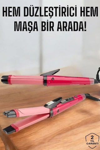 Profesyonel Düzleştirici Ve Maşa - Tek Cihazla Şekillendirme